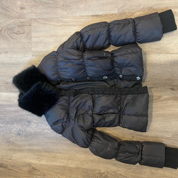 Jackets & Blazers - Bebe down and real fur jacket. Size small